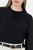 Blusa manga larga en gasa con detalle recogido