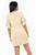 Vestido corto en Verona con escote ojal y manga 5/8