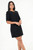 Vestido corto en Verona con escote ojal y manga 5/8