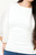 Polo manga 3/4 en Sutex/Brisa con escote ojal y mangas campana de gasa