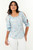 Blusa de Rayón Estampado con Volantes