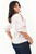 Blusa de Rayón Estampado con Volantes