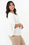 Blusa de Lino Labrado con Mangas Abiertas