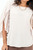 Blusa de Lino Labrado con Mangas Abiertas