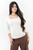 Polo de Lycra Mate con Escote Cuadrado