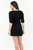 Vestido Corto Verona Crepé con Botón Dorado