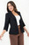 Blazer Manga 3/4 con Corte Princesa y Delantero en Punta