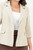 Blazer Manga 3/4 con Corte Princesa y Delantero en Punta