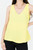 Blusa Manga Cero Escote en V Delantero y Espalda