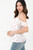 Blusa manga corta shoulder
