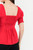 Blusa manga corta busto recogido