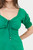 Blusa manga corta busto recogido