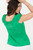 Blusa Manguita Abuchonada con Escote Redondo