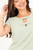 Blusa Manga Corta Cruce en abertura delantero
