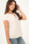 Blusa Manga Corta Cruce en abertura delantero