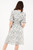 Vestido midi con escote V