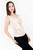 Polo Licra Spandex Escote V con Ruffle