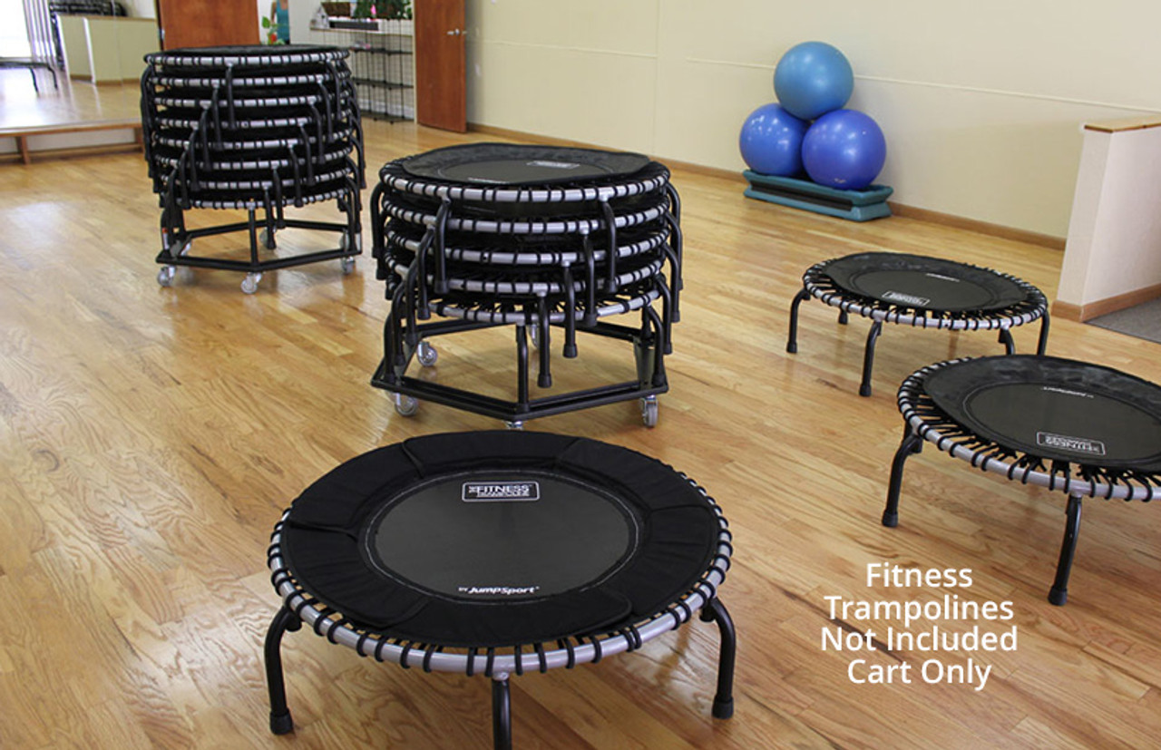Rolling Storage Cart for JumpSport Fitness Trampolines