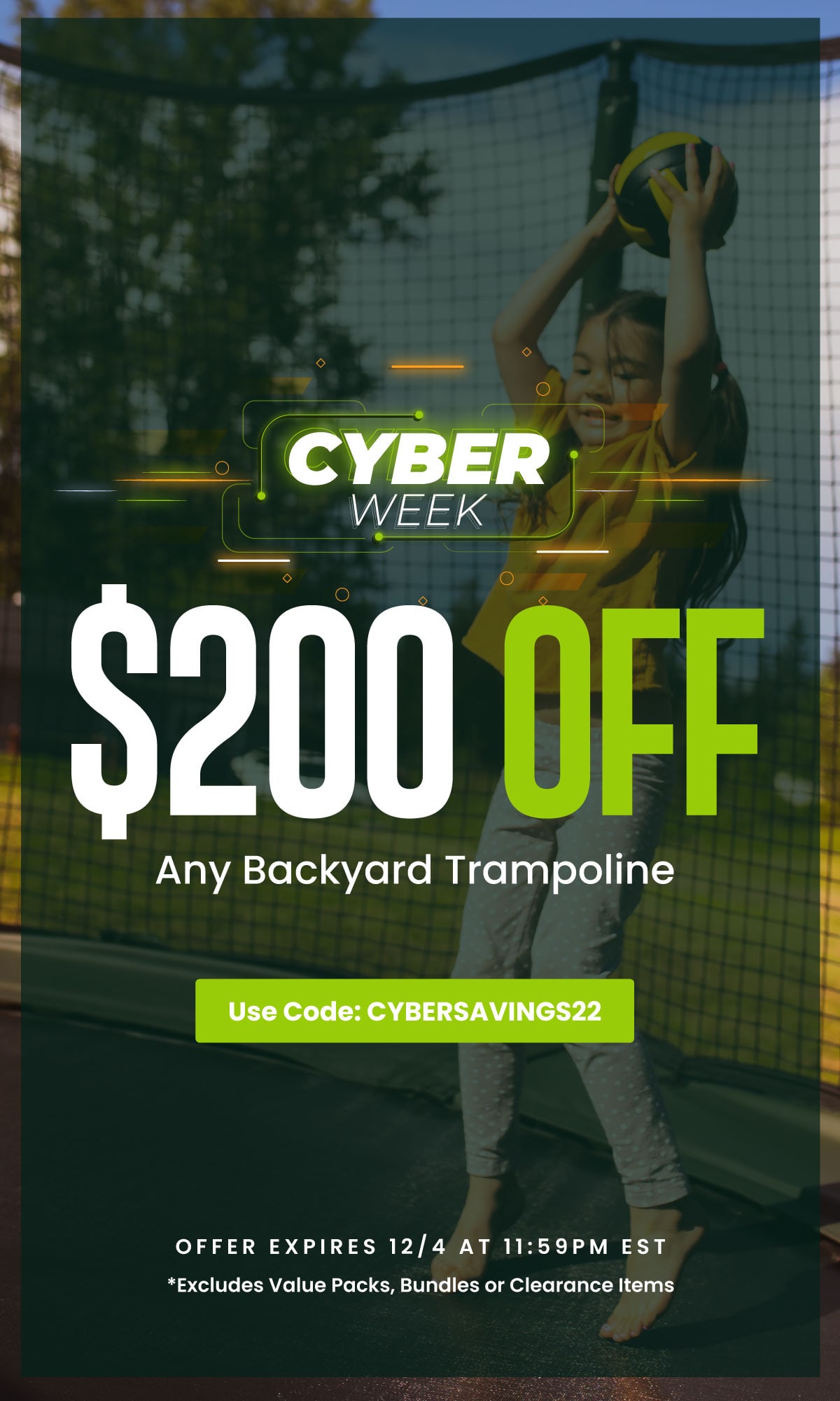 Backyard Cyber Week Sale