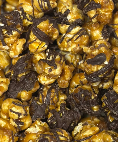 Dark Chocolate Sea Salt Popcorn Dark Chocolate Sea Salt Popcorn