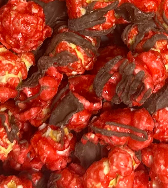 " The Dugie" Chocolate Covered Cherry Popcorn