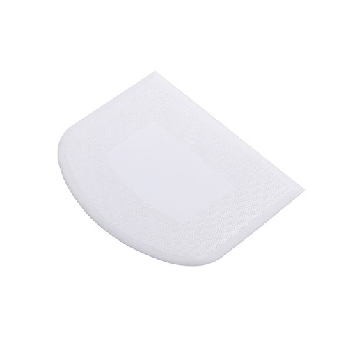 Dough Scraper - Plastic/Curved/White