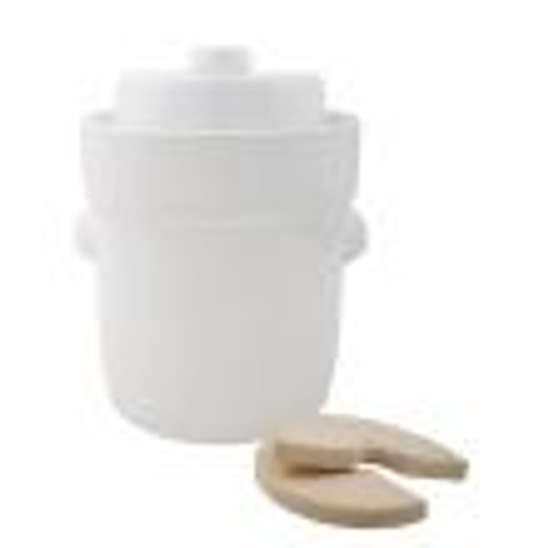 Davis Waddell Fermentation Crock 3L - White Davis Waddell Fermentation Crock 3L - White