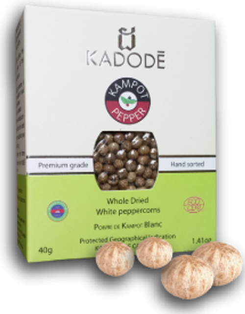 Kadode Kampot Pepper - White (40g) Kadode Kampot Pepper - White (40g)