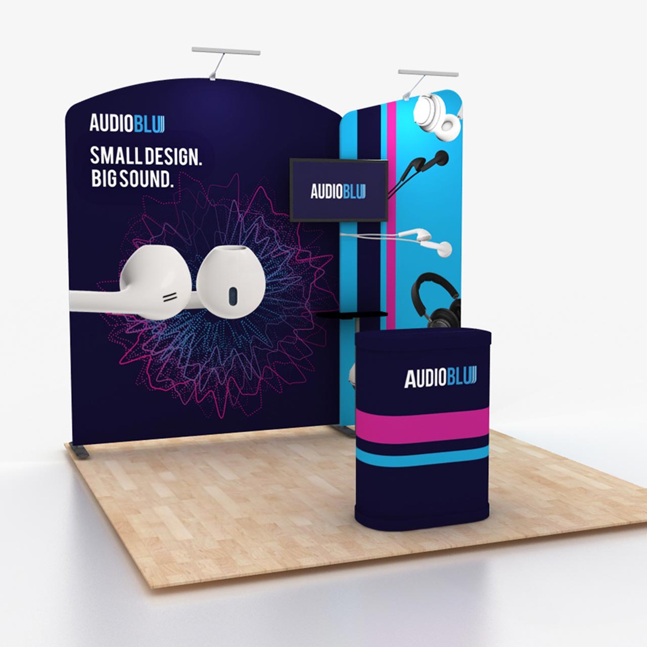 WT Modular 10 FT C5A4 Booth Kit, image size:1280x1280