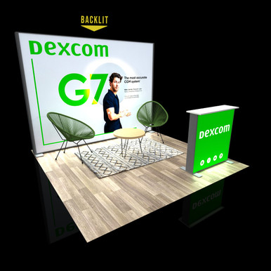 Beacon 10 FT Backlit Trade Show Display & Lightbox