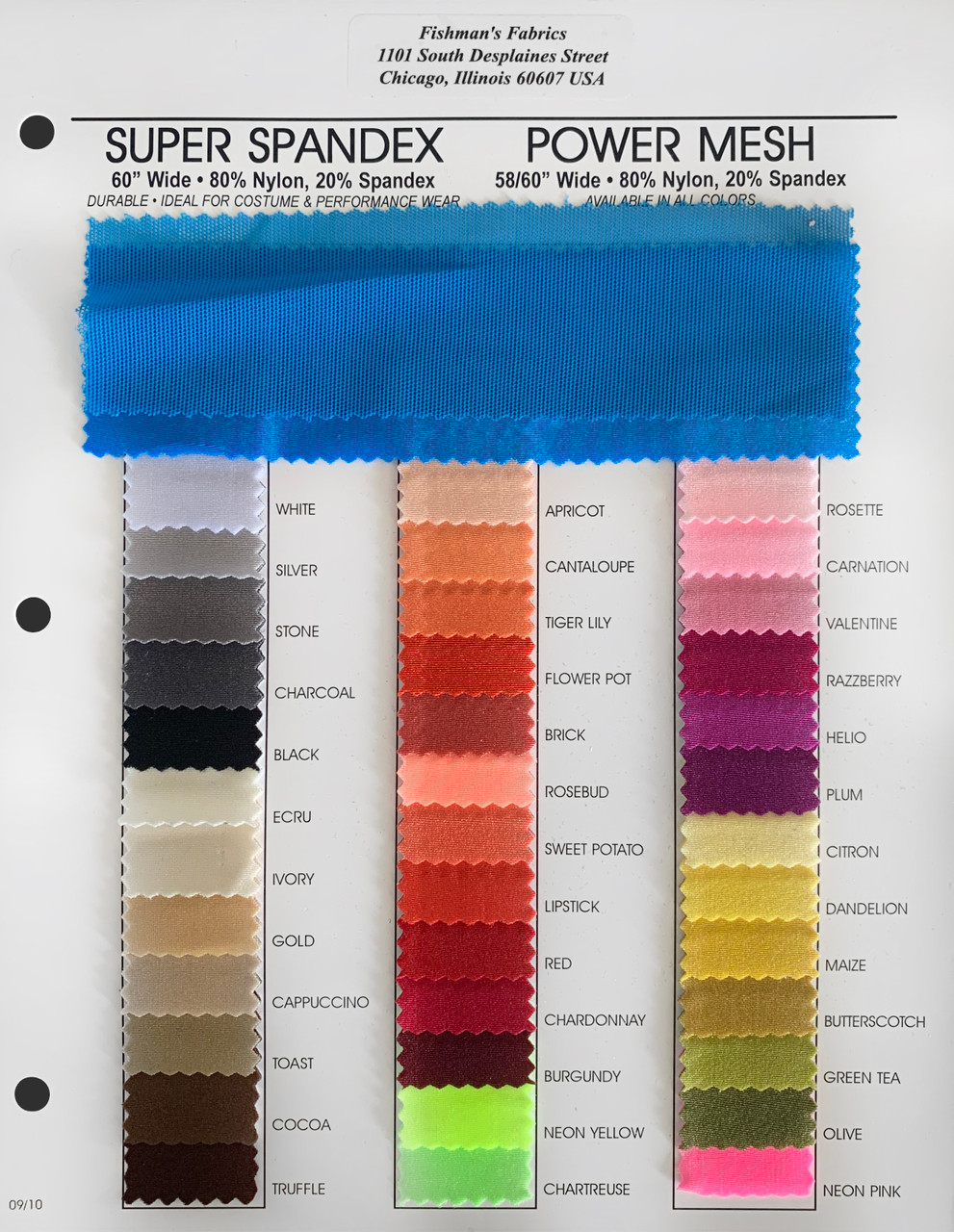 【COLOR iN ID】Color matching gorp mesh pants Power Mesh (64 colors) - Fishman's Fabrics
