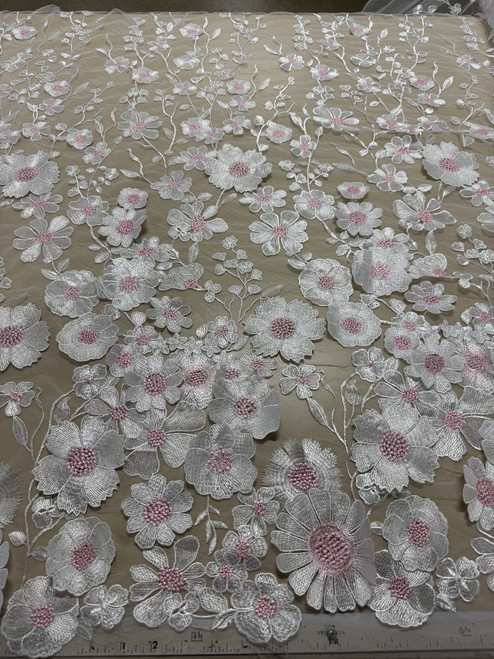 Embroidery on Organza