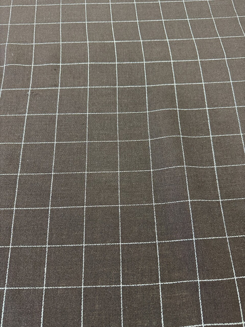 Windowpane Linen – Grey/White