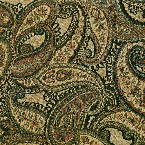 Old World Paisley Tapestry – Olive/Rust