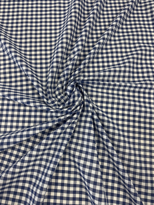 Gingham Check Polyester/Cotton (10 colors)