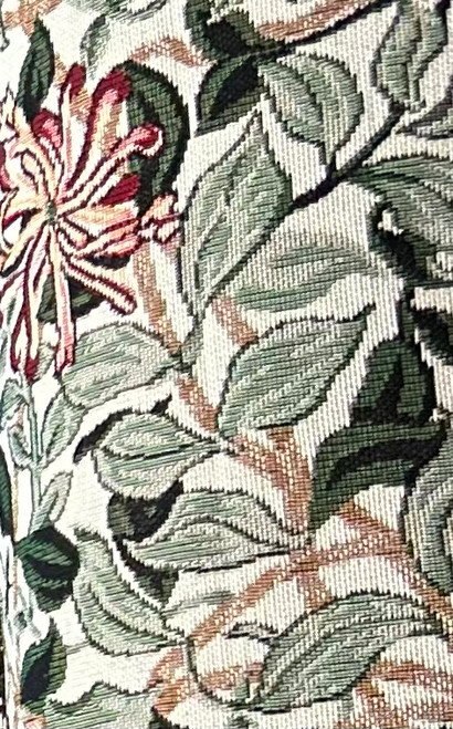Woodland Petals Tapestry - Sage/Burgundy/Forest Green