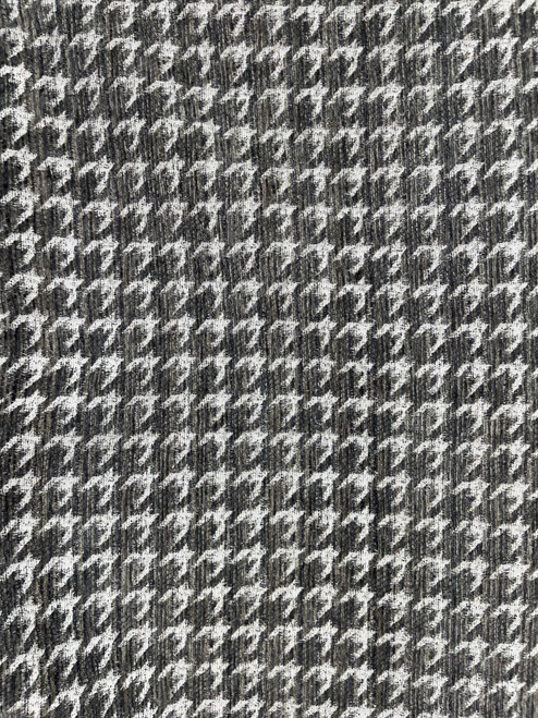 Midnight Regent Houndstooth - Grey/White