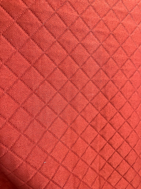 Textured Diamond Lattice - Scarlet