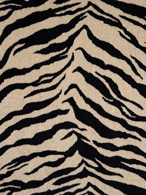 Tiger Chenille - Cream/Black