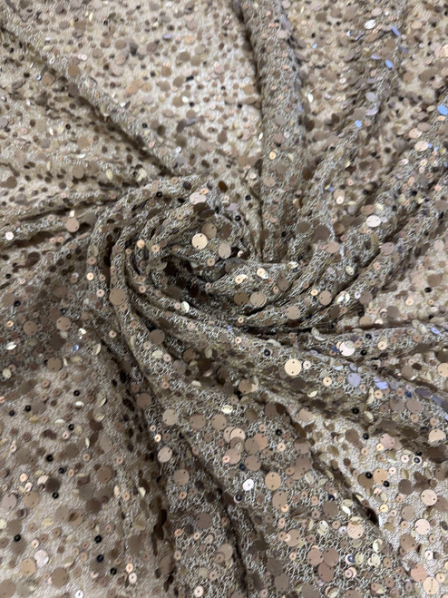 Silver/Brown Sequined