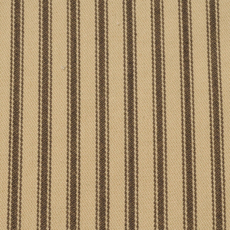 Laguna Lemon Ticking Fabric