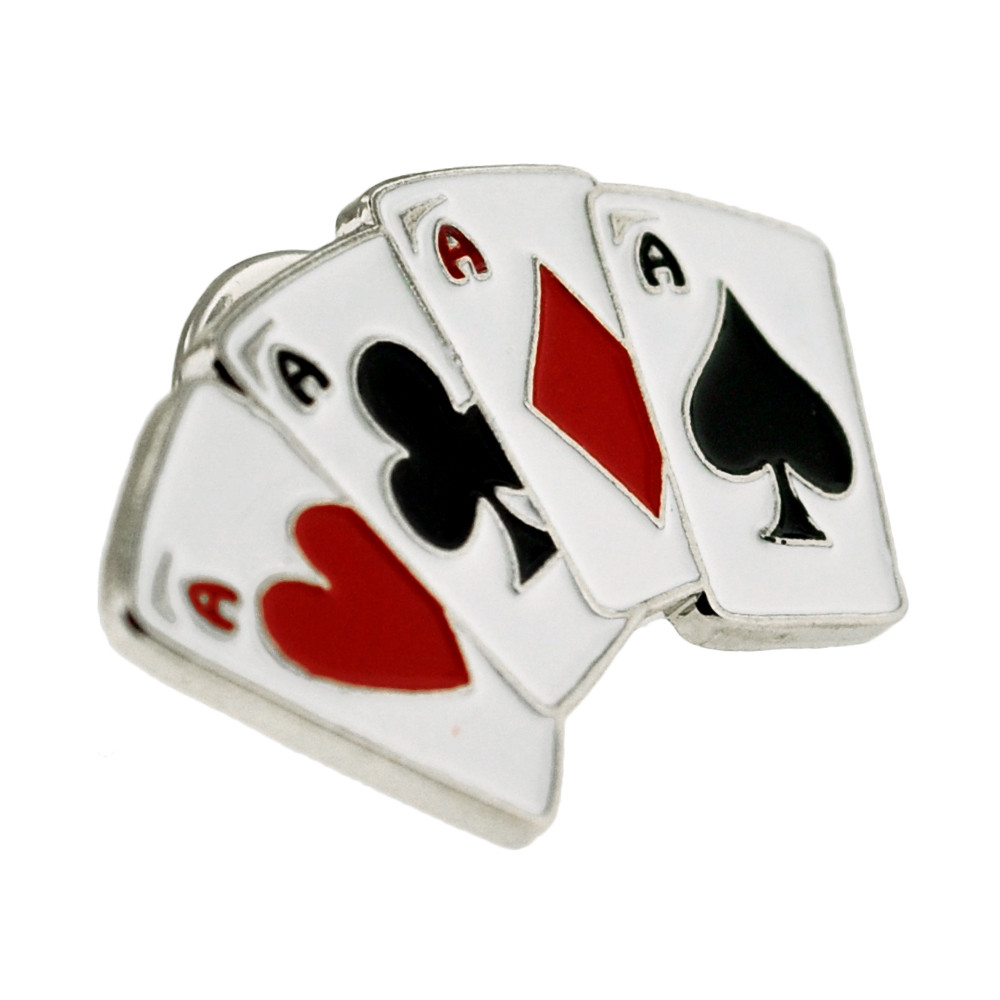 Playing Cards Aces Pin PinMart