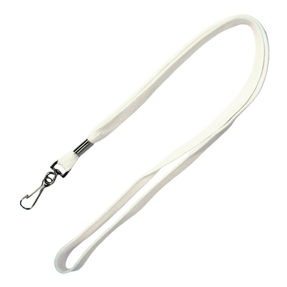 Plain Lanyards (White & Other Colours) - In Stock Ready to Ship Plain Lanyards (White & Other Colours) - In Stock Ready to Ship