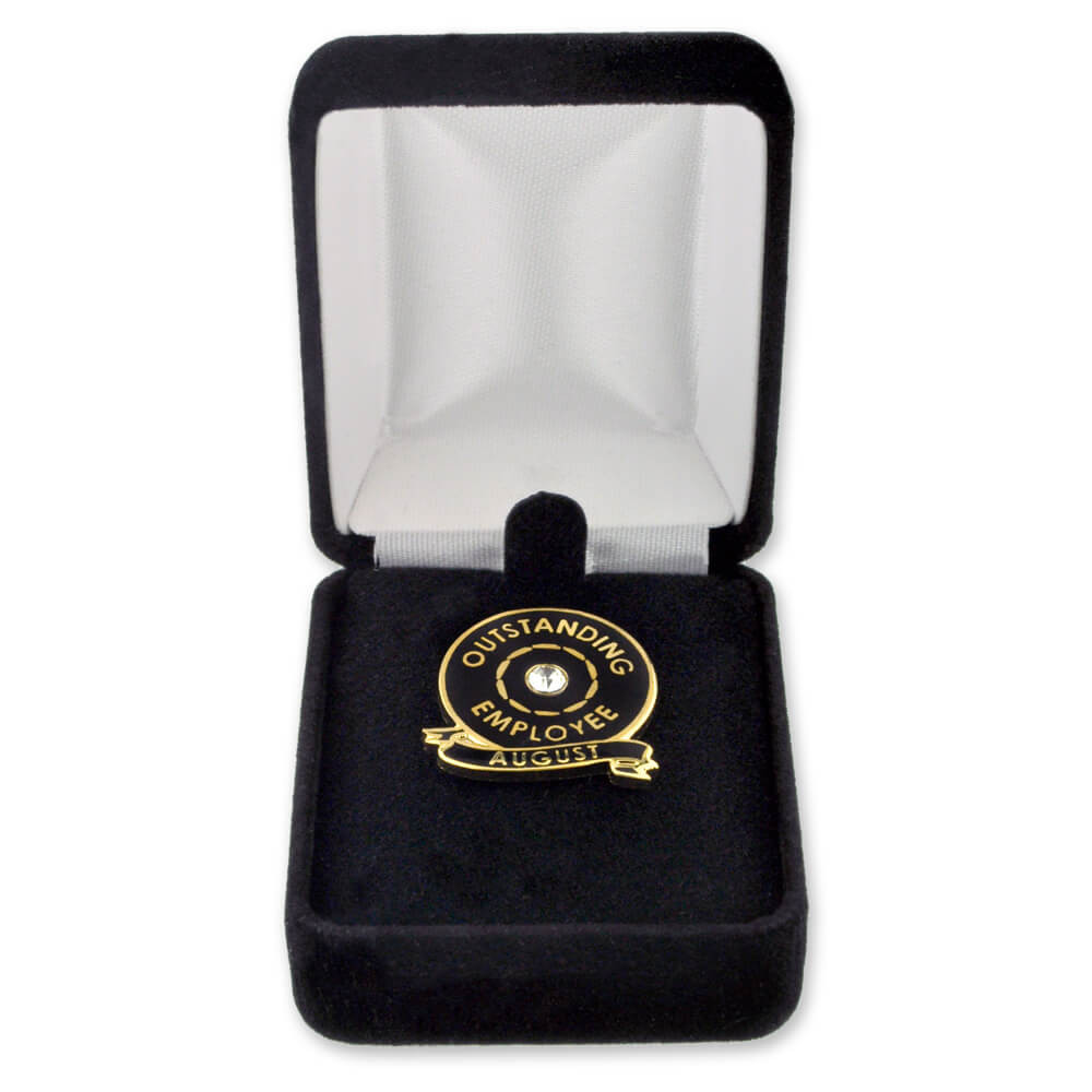 PinMart Emergency Medical Technician (EMT) Lapel Pin - 1 Inch Gold Plated Star Of Life Cloisonné Pin