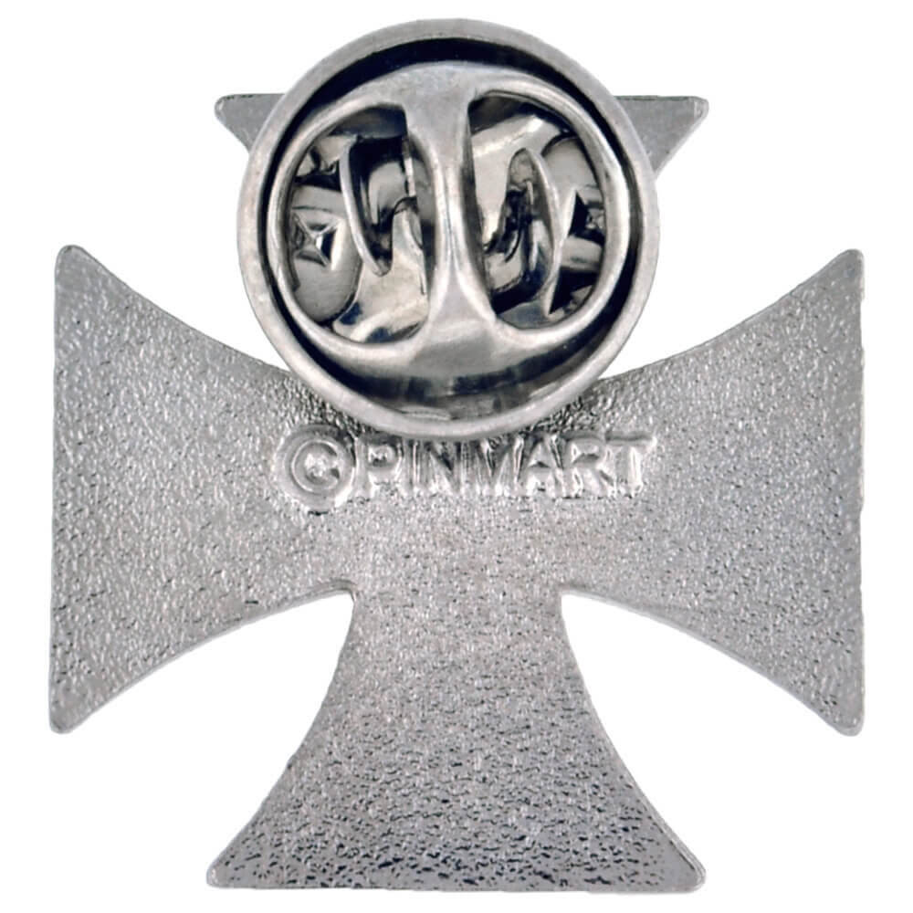 Black Iron Cross Pin PinMart