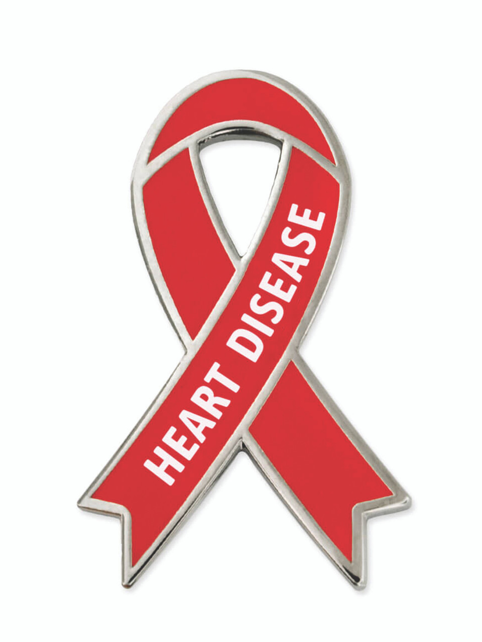 Awareness Ribbon Pin - Heart Disease