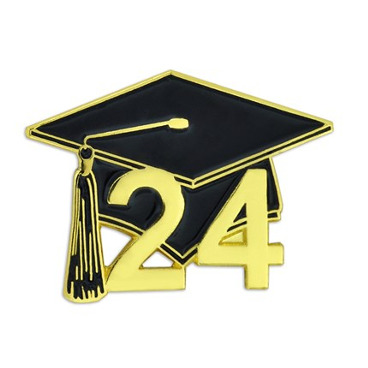 Class of 2024 Graduation Cap Pin | Multi Color | School Pins by PinMart