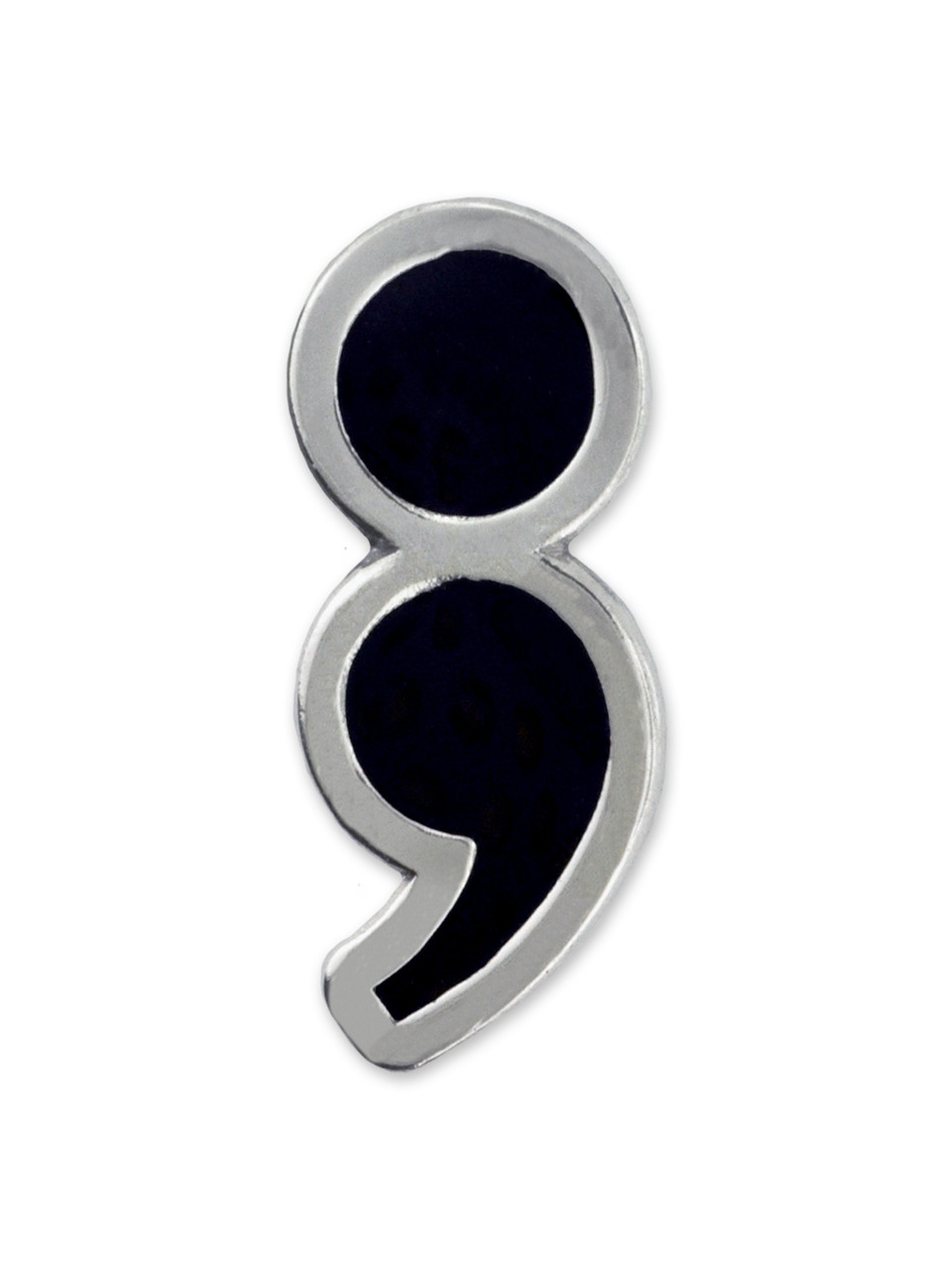 Semicolon Pin