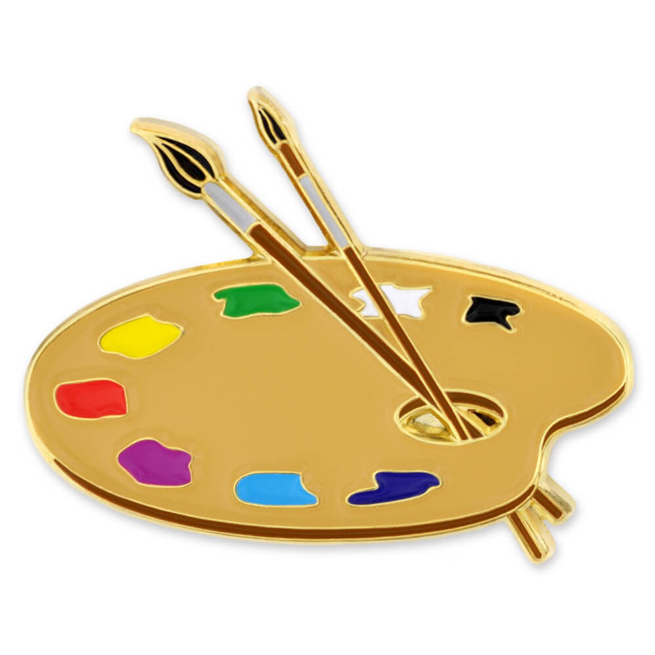 Paint Palette Pin | Multi Color | School Pins by PinMart