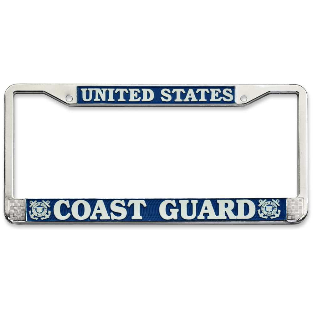 Officially Licensed U.S. Coast Guard Plate Frame - PinMart